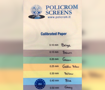 calibrated paper