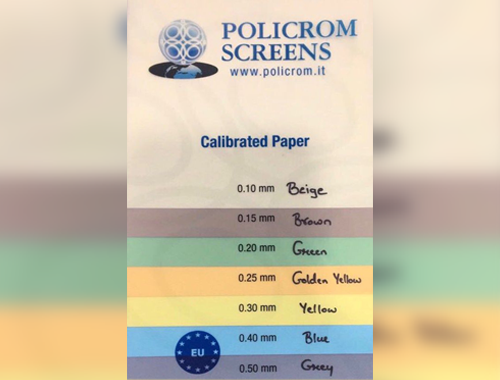 calibrated paper